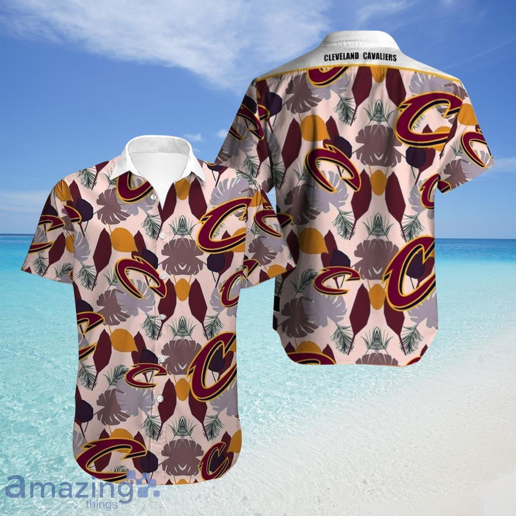 Cleveland Cavaliers Hawaiian Shirt Flower  For Fans - Cleveland Cavaliers Hawaiian Shirt Flower  For Fans