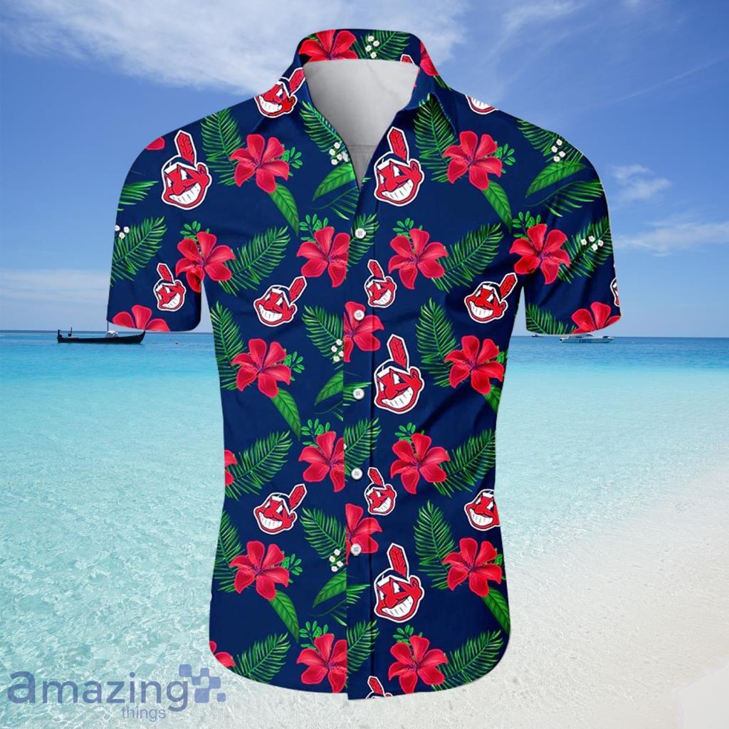 Cleveland Indians MLB Flower Hawaiian Shirt Impressive Gift For