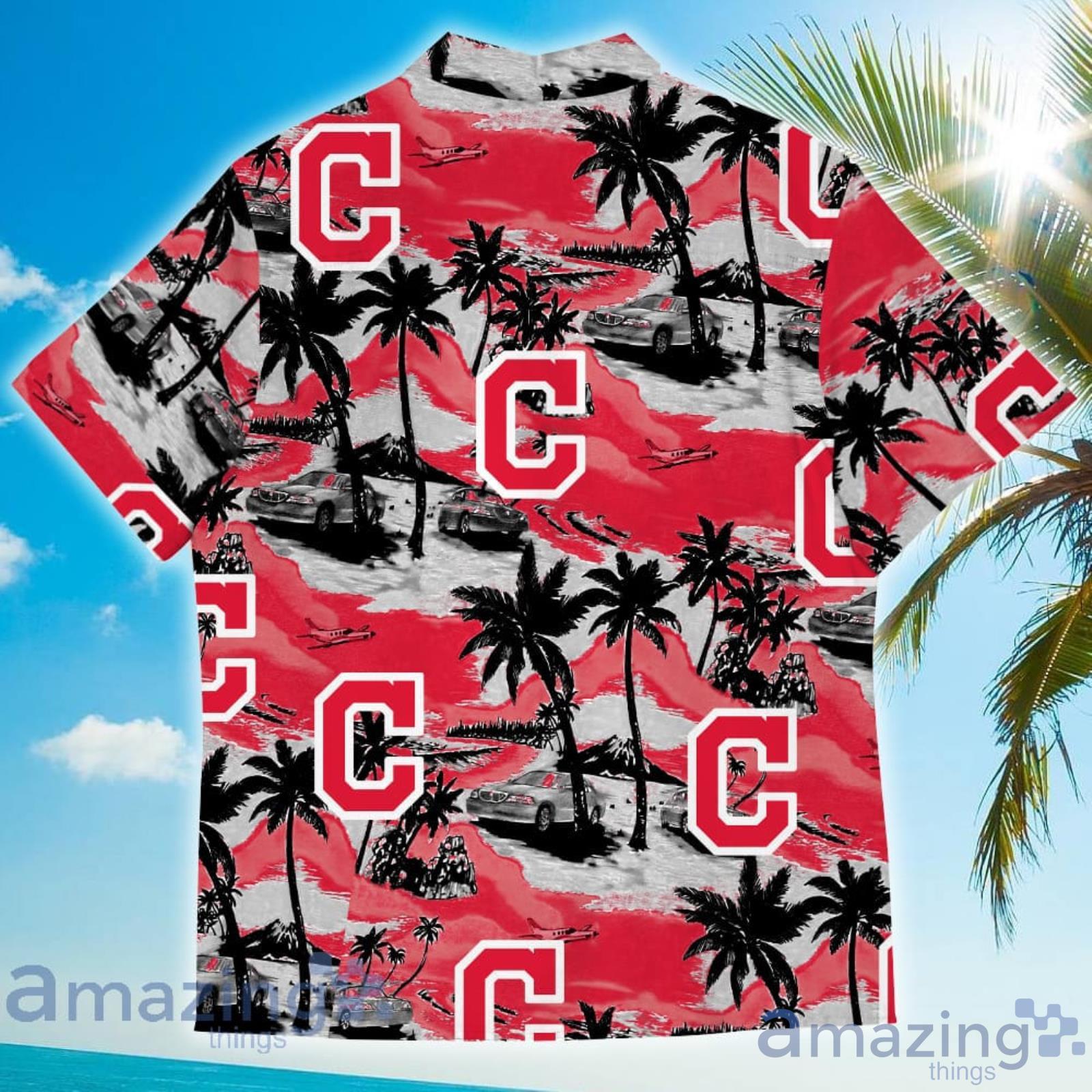 Cleveland Indians Sports American Tropical Coconut Vintage Patterns Hawaiian Shirt image Cleveland Indians Sports American Tropical Coconut Vintage Patterns Hawaiian Shirt Product Photo 3