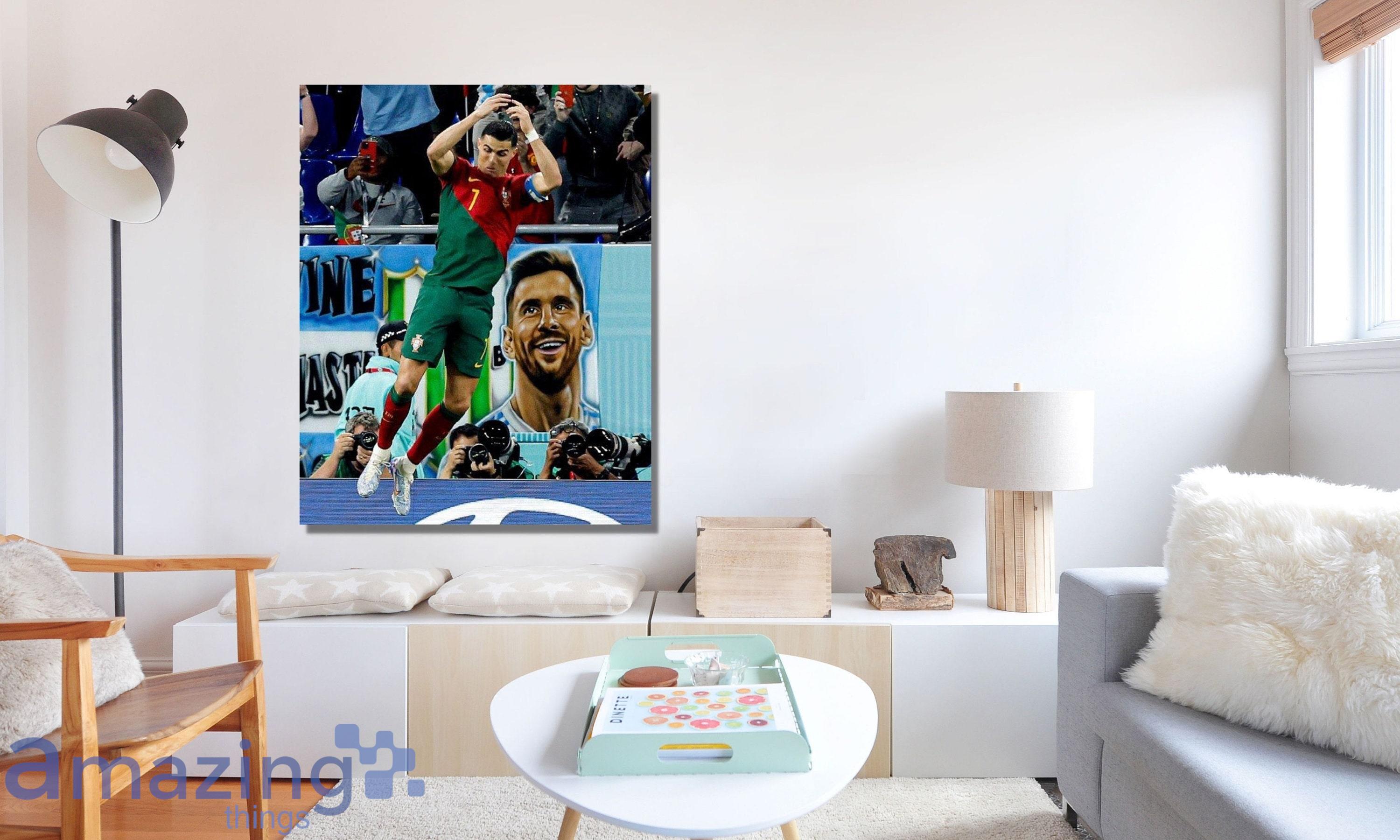 Cristiano Ronaldo Messi Portugal Legend Winner Portugal Cr7 World Cup 2022 Qatar Poster Canvas Art Product Photo 1