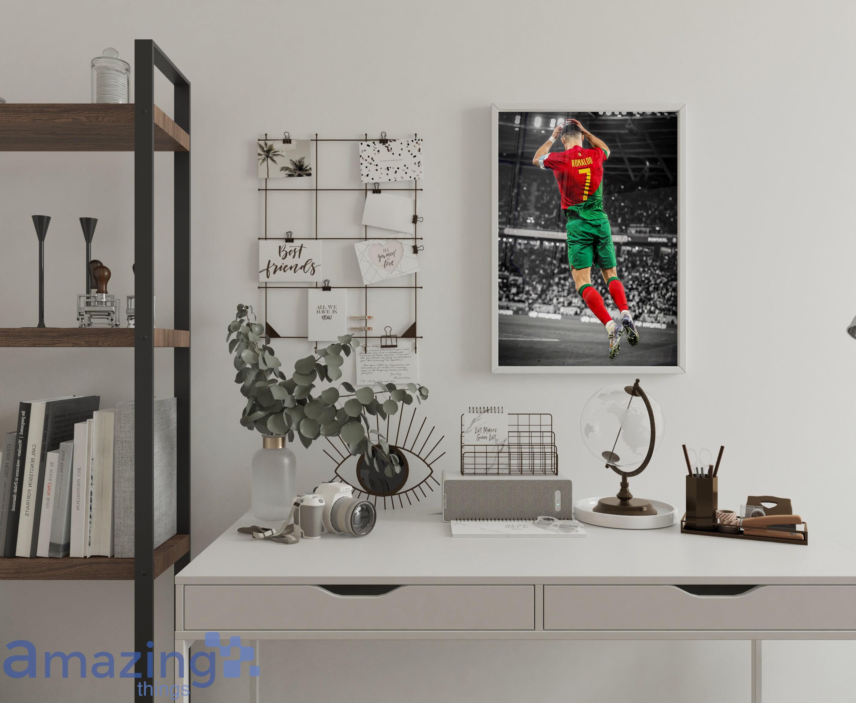 Cristiano Ronaldo Portugal Football Poster Or Canvas Gift For Fans