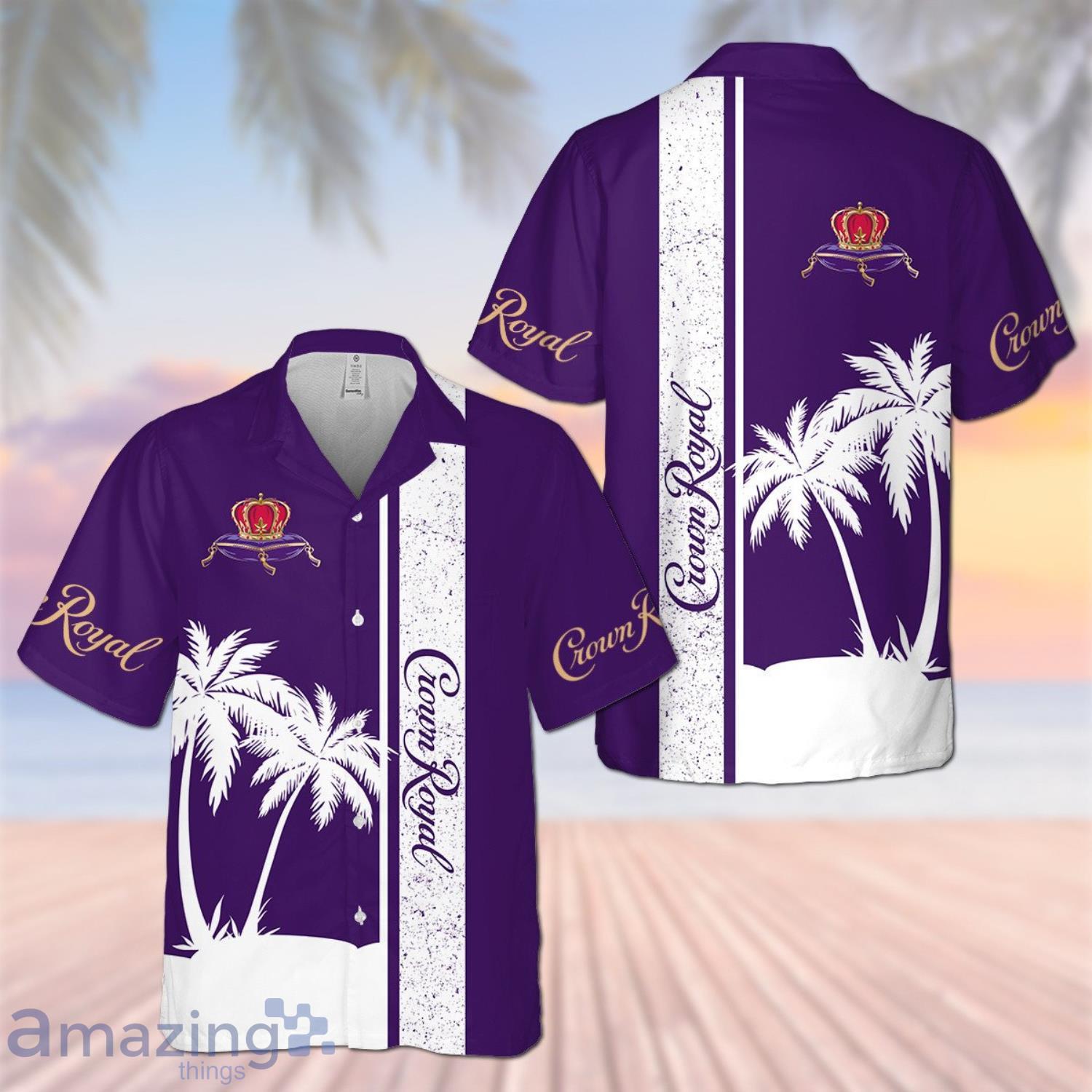 Crown Royal Coconut Hawaiian Shirt Product Photo 1