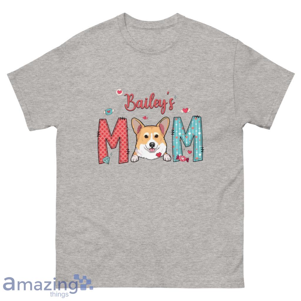Custom Dog Mom Valentines Day Shirt - 500 Men’s Classic Tee Gildan