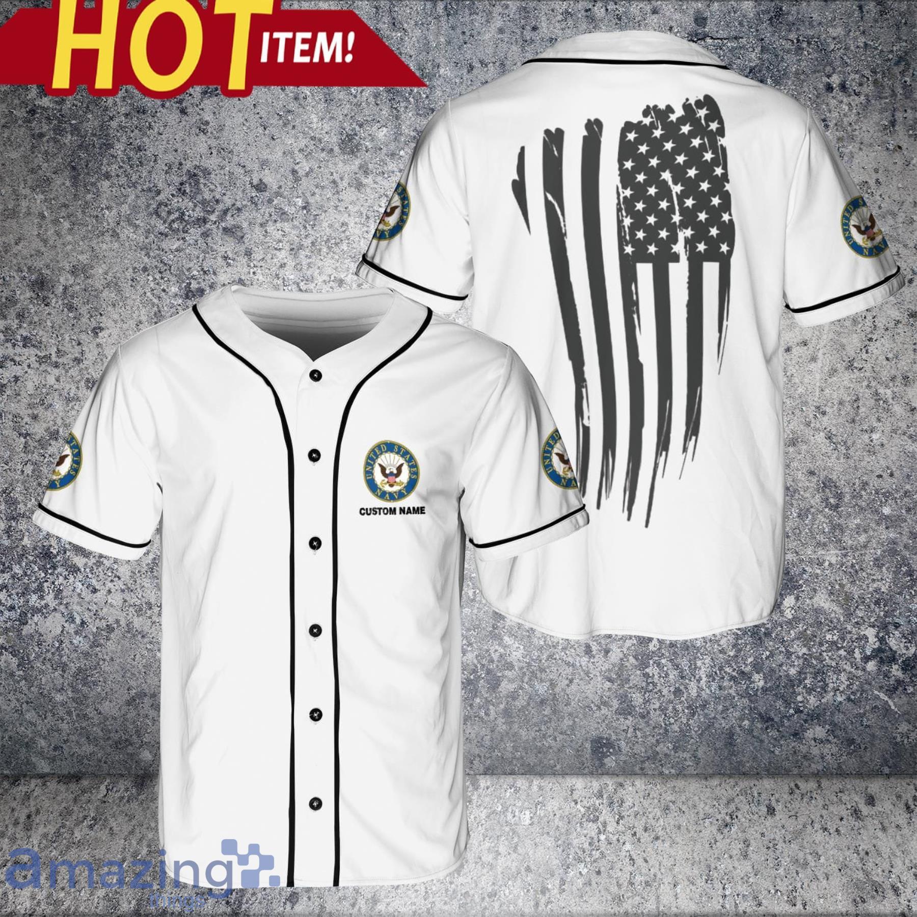 US Navy Sublimated Baseball Jersey