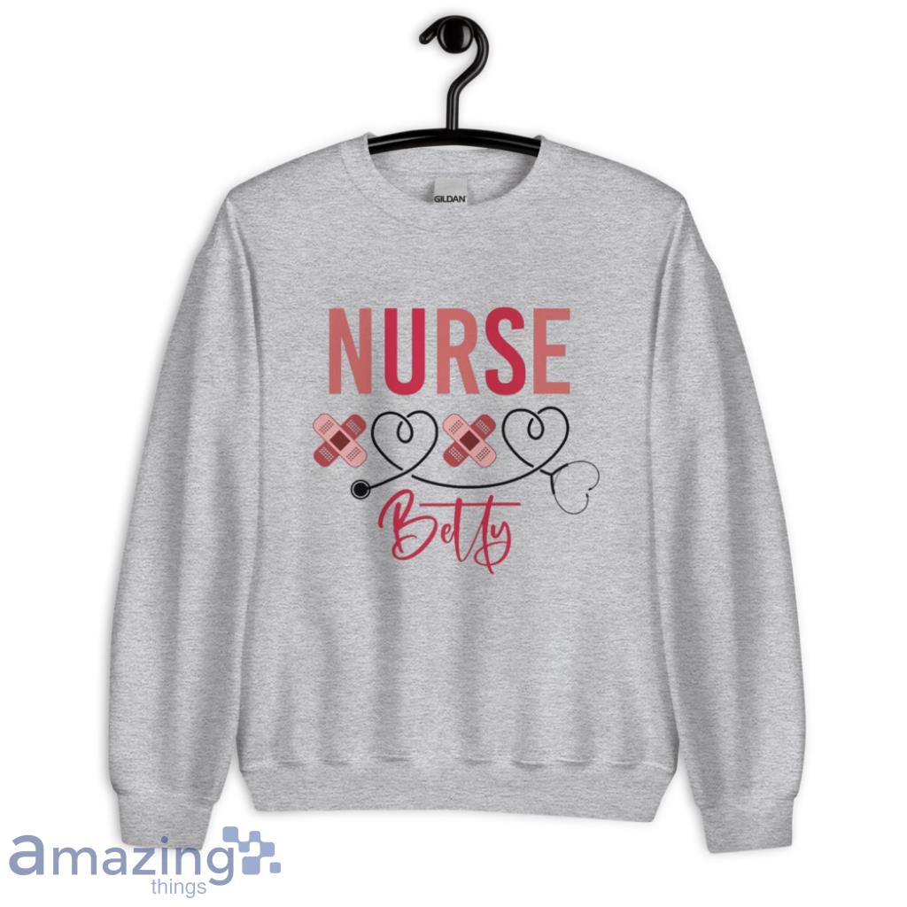 Custom Valentine's Day XOXO Nurse Coupe Shirt image Custom Valentines Day XOXO Nurse Coupe Shirt - Unisex Heavy Blend Crewneck Sweatshirt