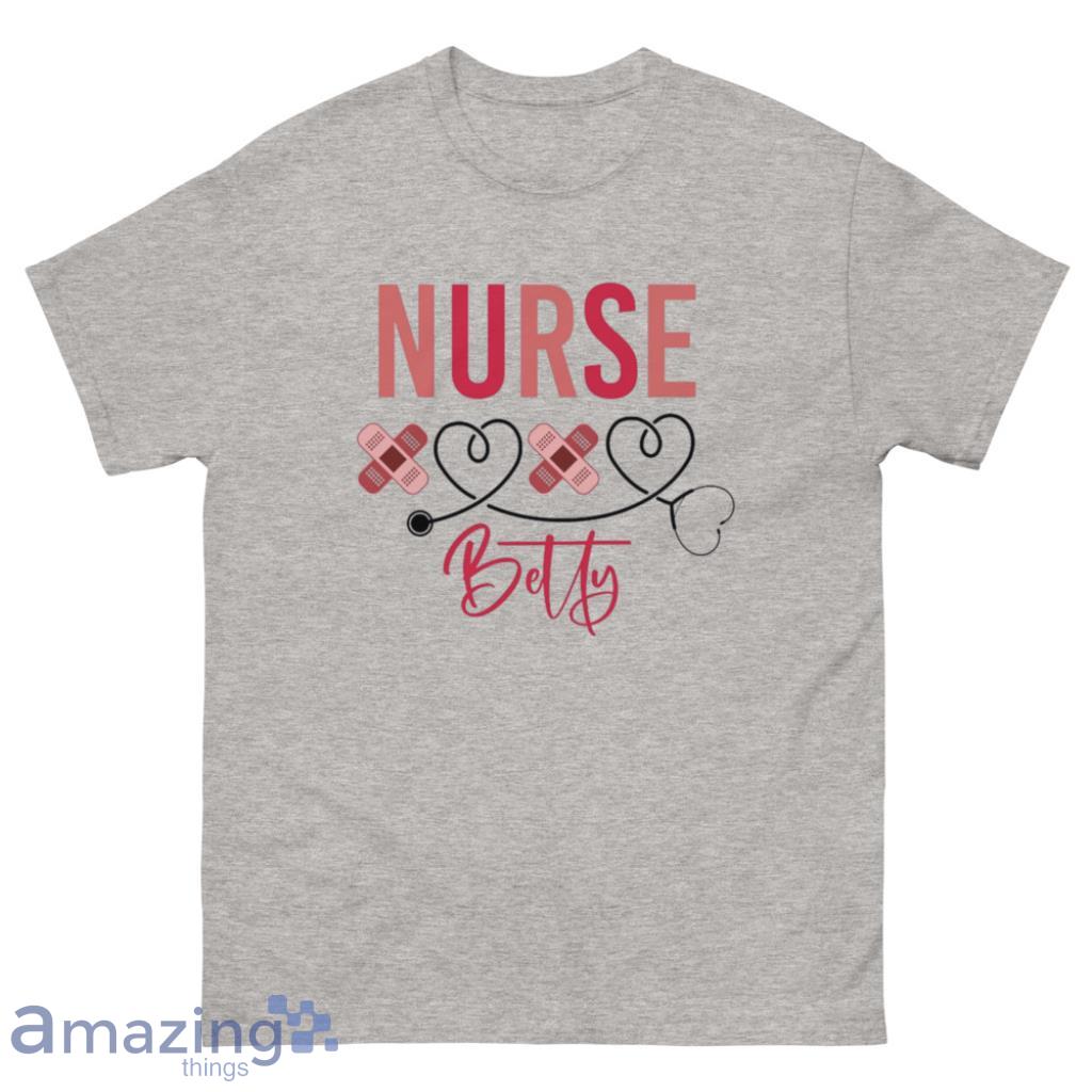 Custom Valentine's Day XOXO Nurse Coupe Shirt image Custom Valentine's Day XOXO Nurse Coupe Shirt - 500 Men’s Classic Tee Gildan
