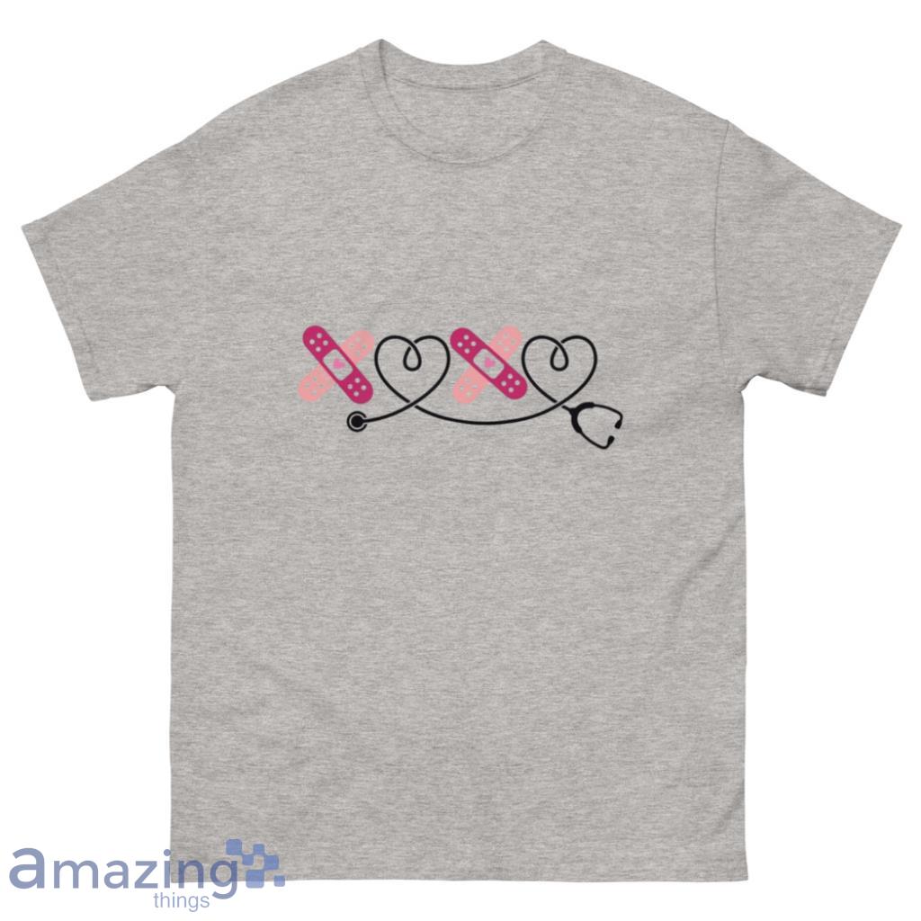 Custom Valentine's Day XOXO Nurse Shirt - 500 Men’s Classic Tee Gildan