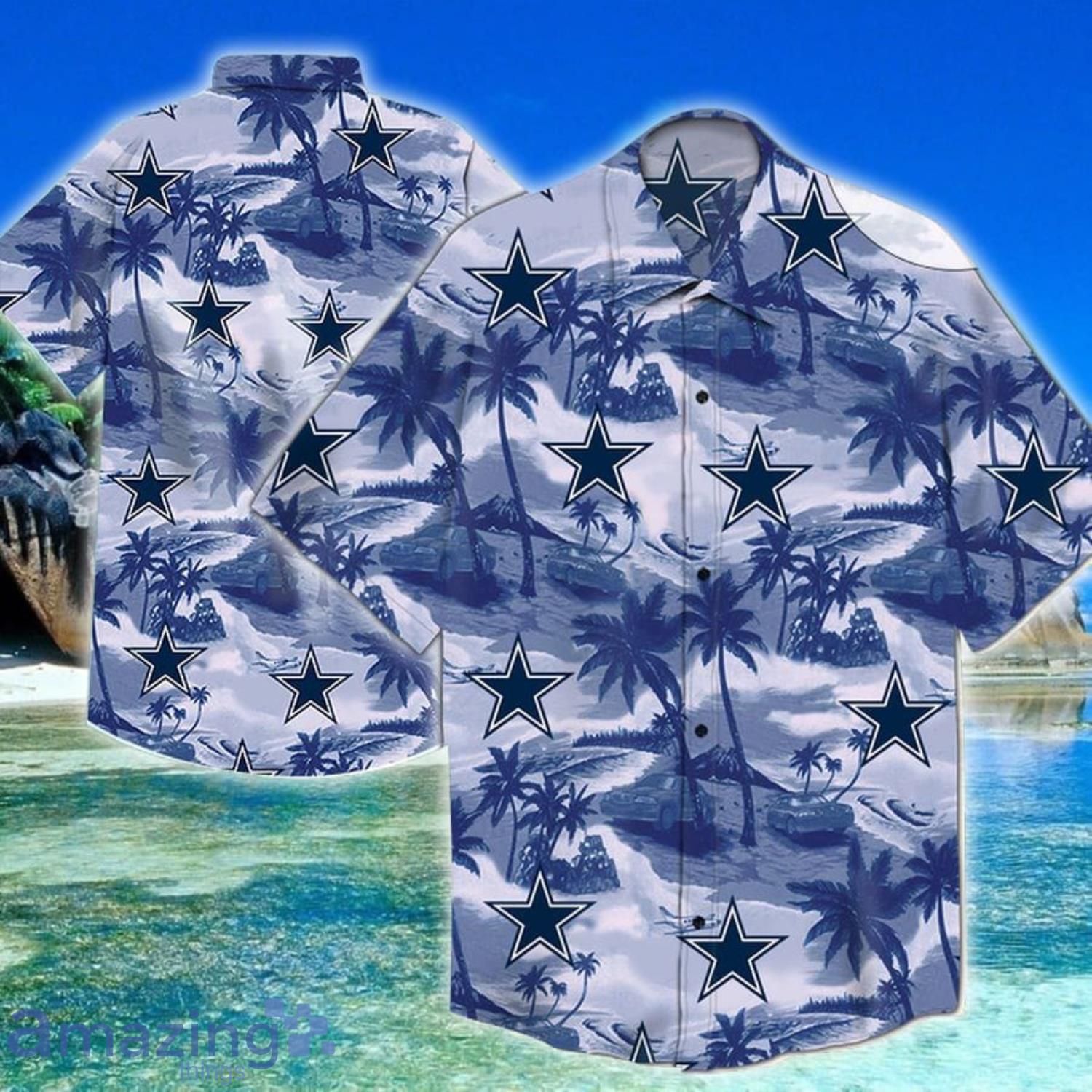 Dallas Cowboys Island And Plam Trees Hawaiians Shirt Product Photo 1 Dallas Cowboys Island And Plam Trees Hawaiians Shirt Product Photo 1