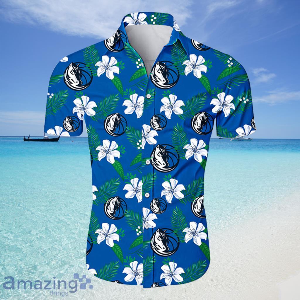 Dallas Mavericks NBA Hawaiian Shirt Tropical Flow For Fans - Dallas Mavericks NBA Hawaiian Shirt Tropical Flow For Fans