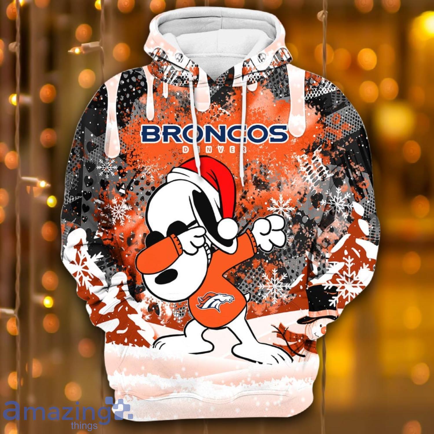 NFL Football Denver Broncos For Sport Fan Hoodie With Zipper