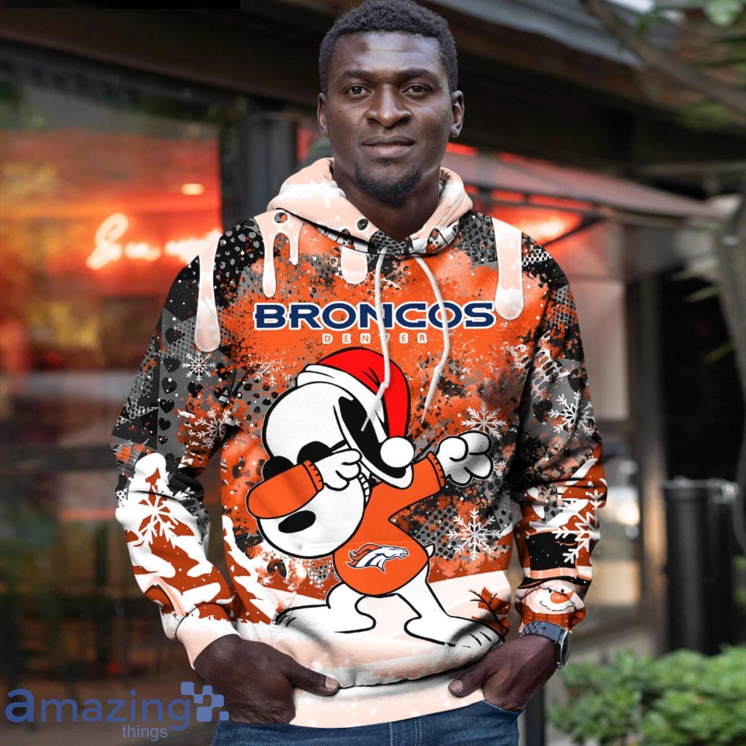 Denver Broncos American 3D Hoodie All Over Print Denver Broncos