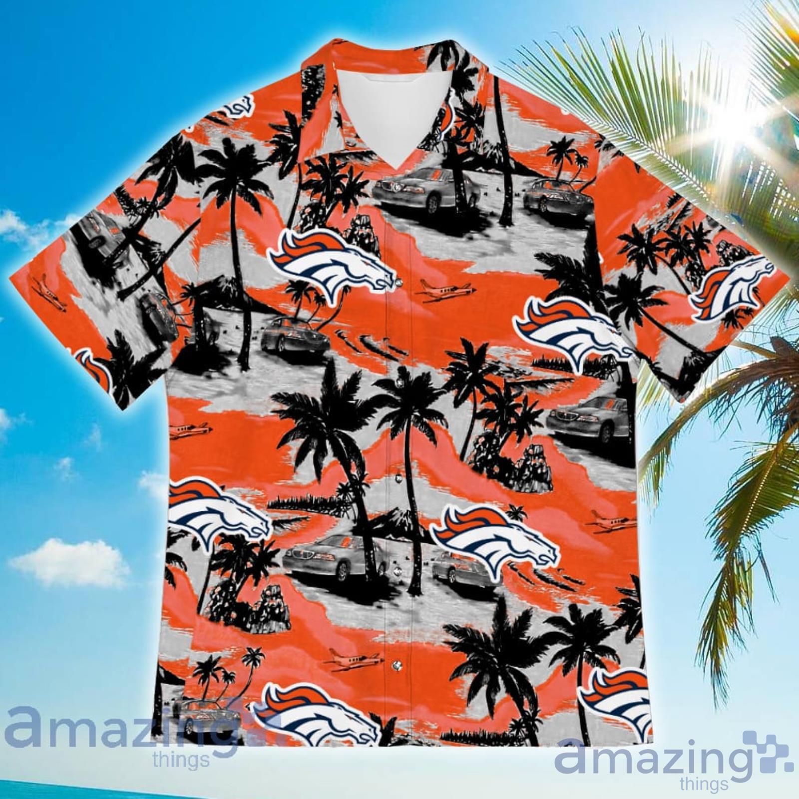 Denver Broncos NFL Vintage Coconut Tropical Hawaiian Shirt For Men