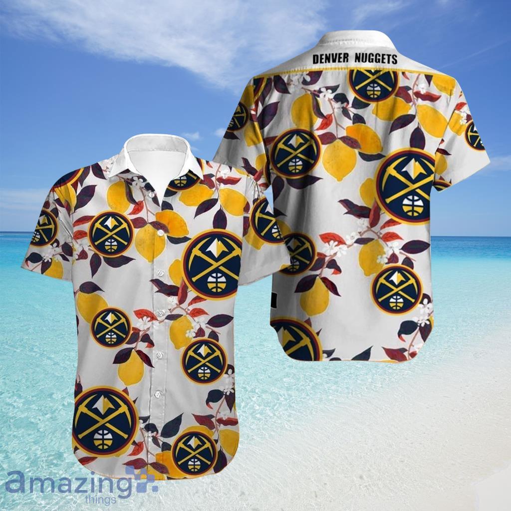 Denver Nuggets Hawaiian Shirt Flower For Fans - Denver Nuggets Hawaiian Shirt Flower For Fans