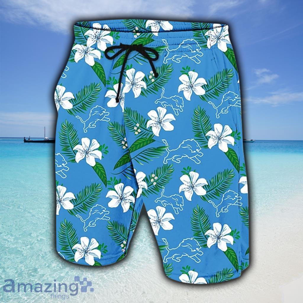 Detroit Lions NFL Hawaiian Shorts - Detroit Lions NFL Hawaiian Shorts Detroit Lions NFL Hawaiian Shorts - Detroit Lions NFL Hawaiian Shorts