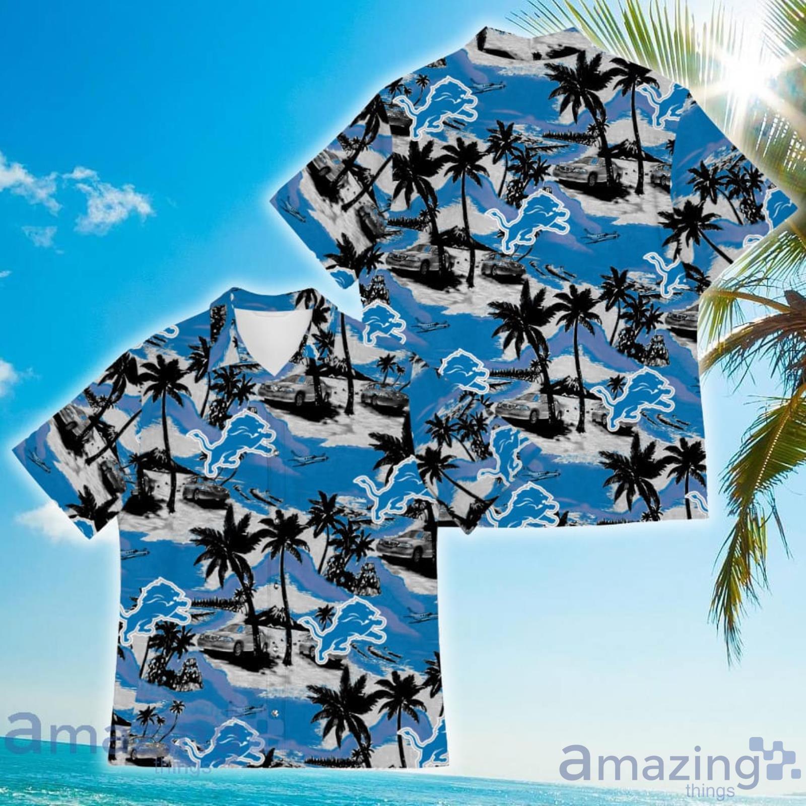 Detroit Lions NFL Vintage Coconut Tropical Hawaiian Shirt For Men And Women  - Freedomdesign