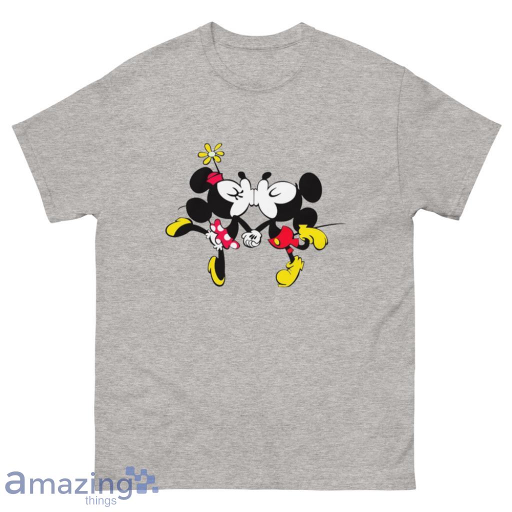 Disney Minnie Mouse-Mickey Valentine Day's Coupe Shirt - 500 Men’s Classic Tee Gildan