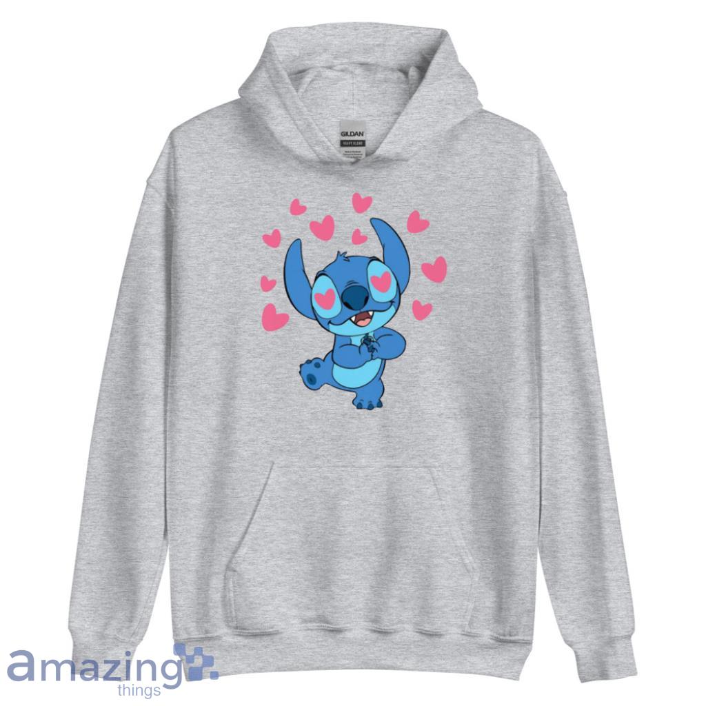 Disney Stitch And Angel Valentine's Day Shirt image Disney Stitch And Angel Valentine's Day Shirt