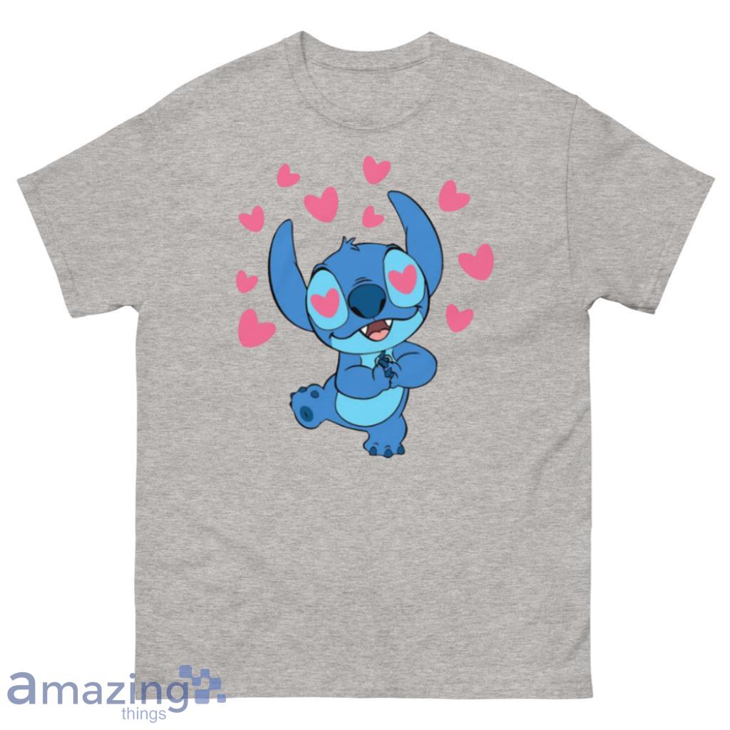 Disney Stitch And Angel Valentine's Day Shirt image Disney Stitch And Angel Valentine's Day Shirt - 500 Men’s Classic Tee Gildan