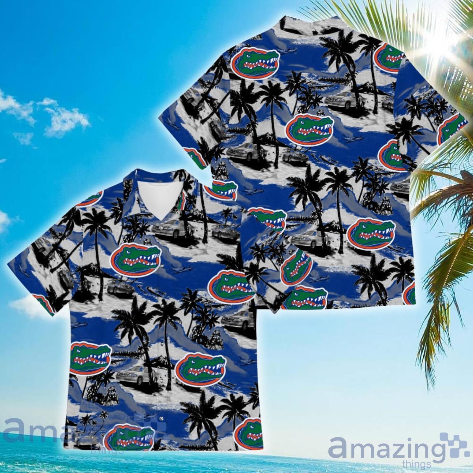 Florida Gators Sports American Tropical Coconut Vintage Patterns Hawaiian Shirt Product Photo 1