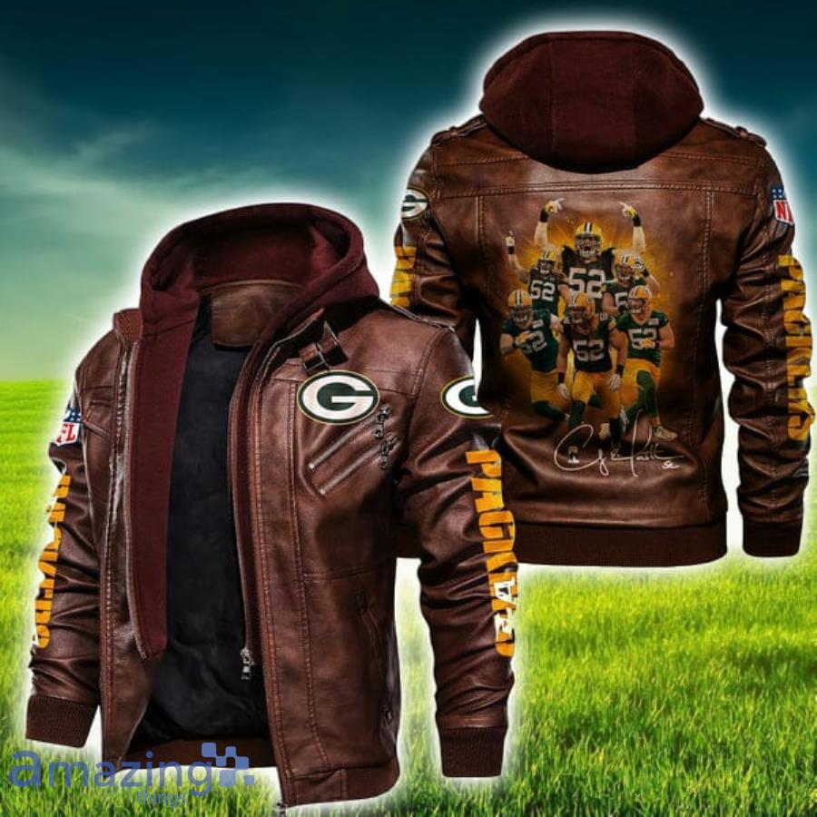 Football Team Green Bay Packers NFL Leather Jacket Product Photo 1