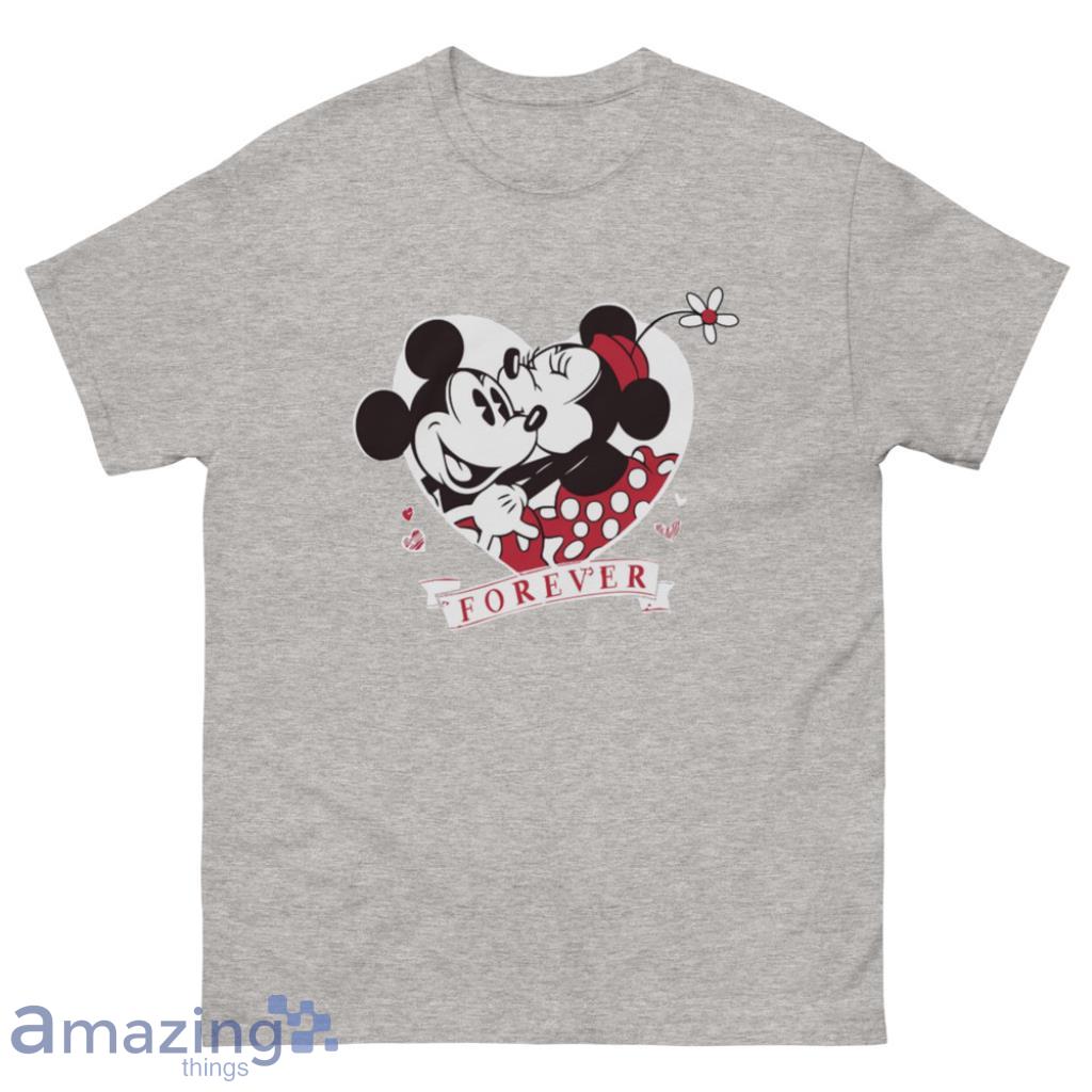 Forever Mickey and Minnie In Love Valentine's Day Matching Couple Shirt - 500 Men’s Classic Tee Gildan