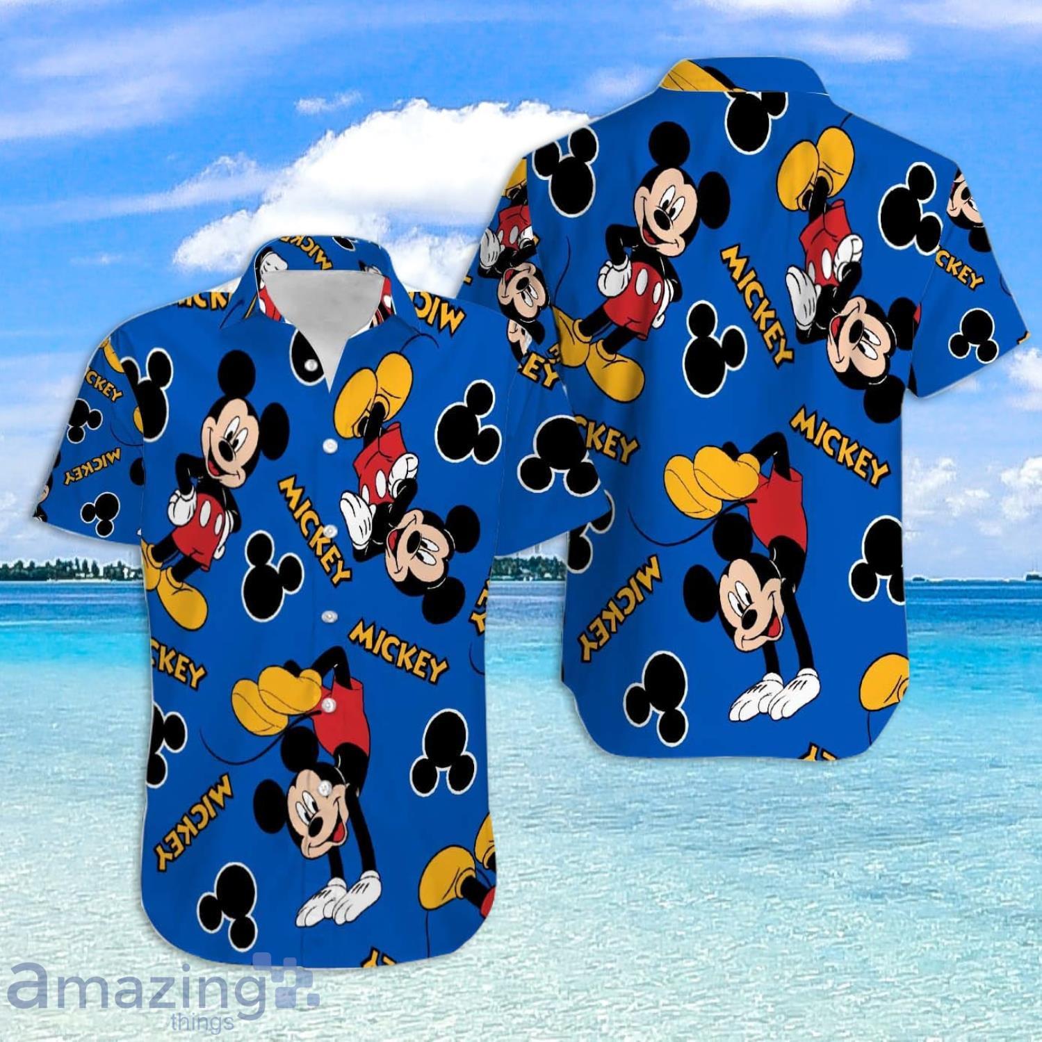 Funny Cartoon Pirates Hunting Mickey Mouse Hawaiian Shirt 3D - Bring Your  Ideas, Thoughts And Imaginations Into Reality Today