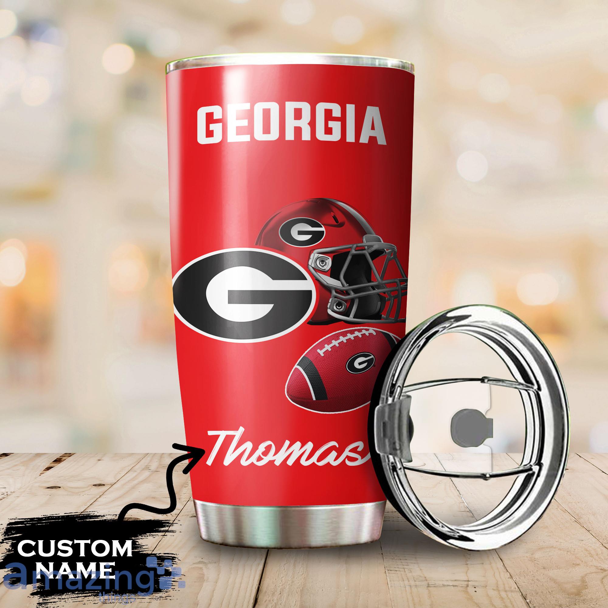 Georgia Bulldogs Custom Name Tumbler For Fans image Georgia Bulldogs Custom Name Tumbler For Fans Product Photo 3
