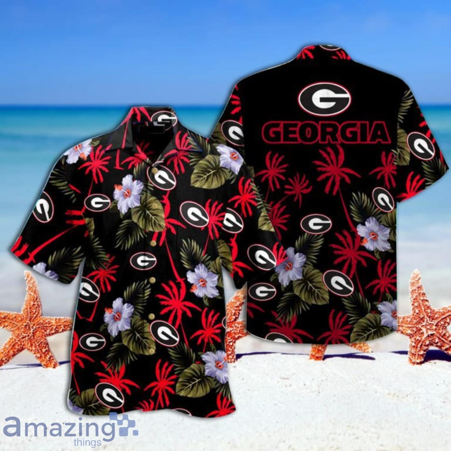 GEORGIA BULLDOGS Hawaiian Shirt And Short Set Gift Men Women