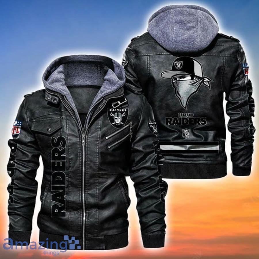 Las Vegas Raiders NFL Leather Jacket For Fans Men Women