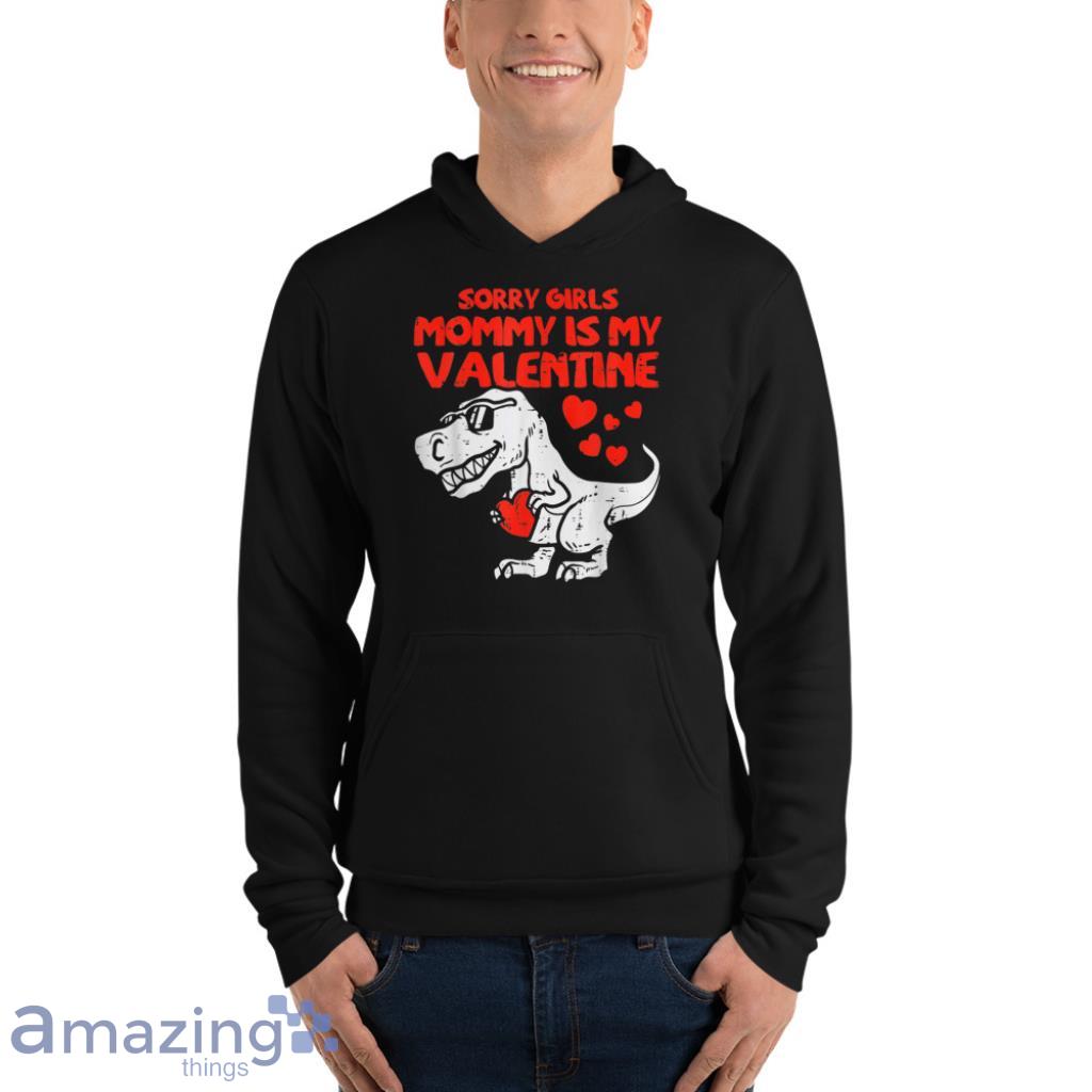 Girls Mommy Is My Valentine Toddler Boys Valentine Day T Shirt image Girls Mommy Is My Valentine Toddler Boys Valentine Day T-Shirt - Unisex Fleece Pullover Hoodie