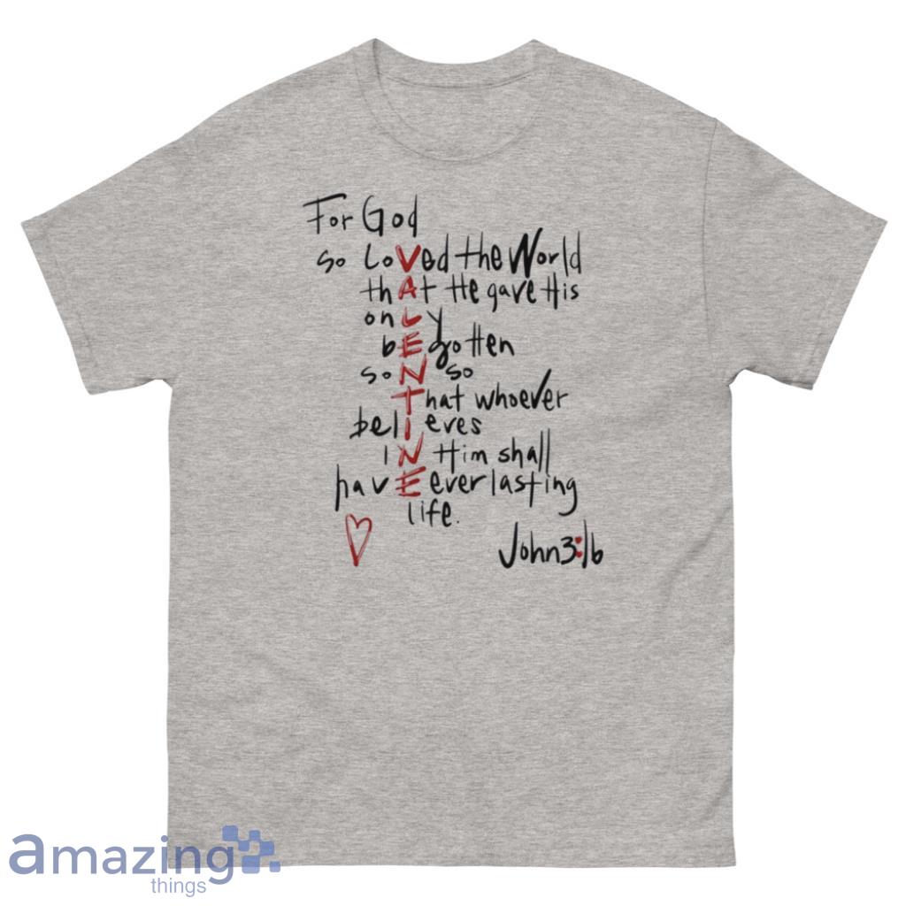 God is My Valentine-Jesus Valentine's Day Shirt - 500 Men’s Classic Tee Gildan