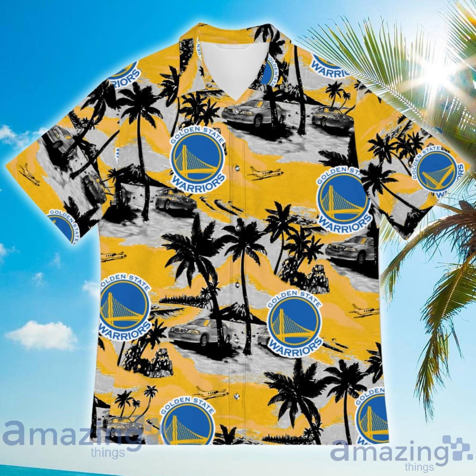 Golden State Warriors Sports American Tropical Coconut Vintage Patterns Hawaiian Shirt image Golden State Warriors Sports American Tropical Coconut Vintage Patterns Hawaiian Shirt Product Photo 2