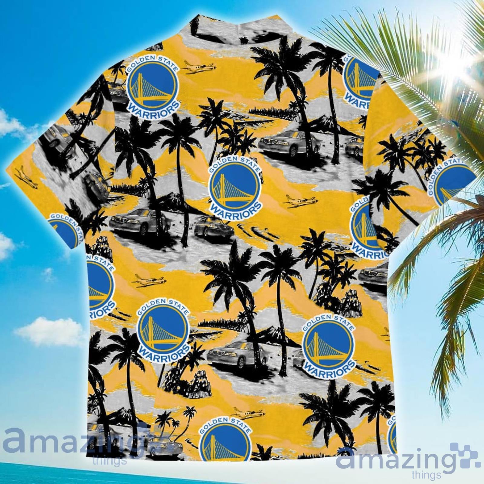Golden State Warriors Sports American Tropical Coconut Vintage Patterns Hawaiian Shirt image Golden State Warriors Sports American Tropical Coconut Vintage Patterns Hawaiian Shirt Product Photo 3