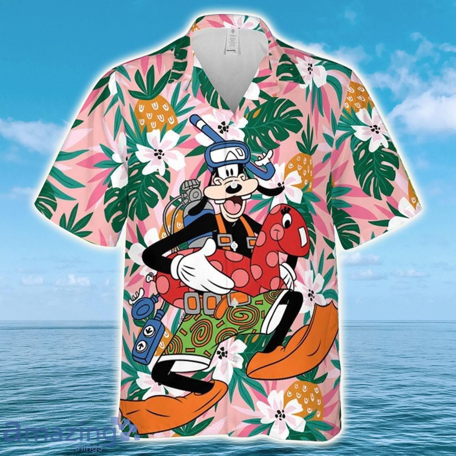 Goofy Dog The Diver Disney Cartoon Graphics, Goofy Hawaiian Shirt - Goofy Dog The Diver Disney Cartoon Graphics, Goofy Hawaiian Shirt