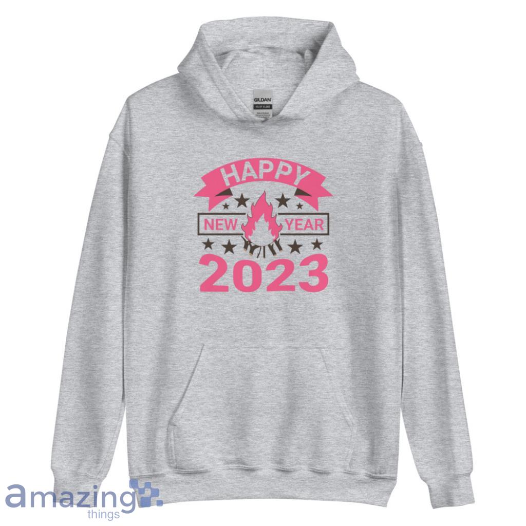 Happy New Year 2023 T Shirt image Happy New Year 2023 T-Shirt - Unisex Heavy Blend Hooded Sweatshirt