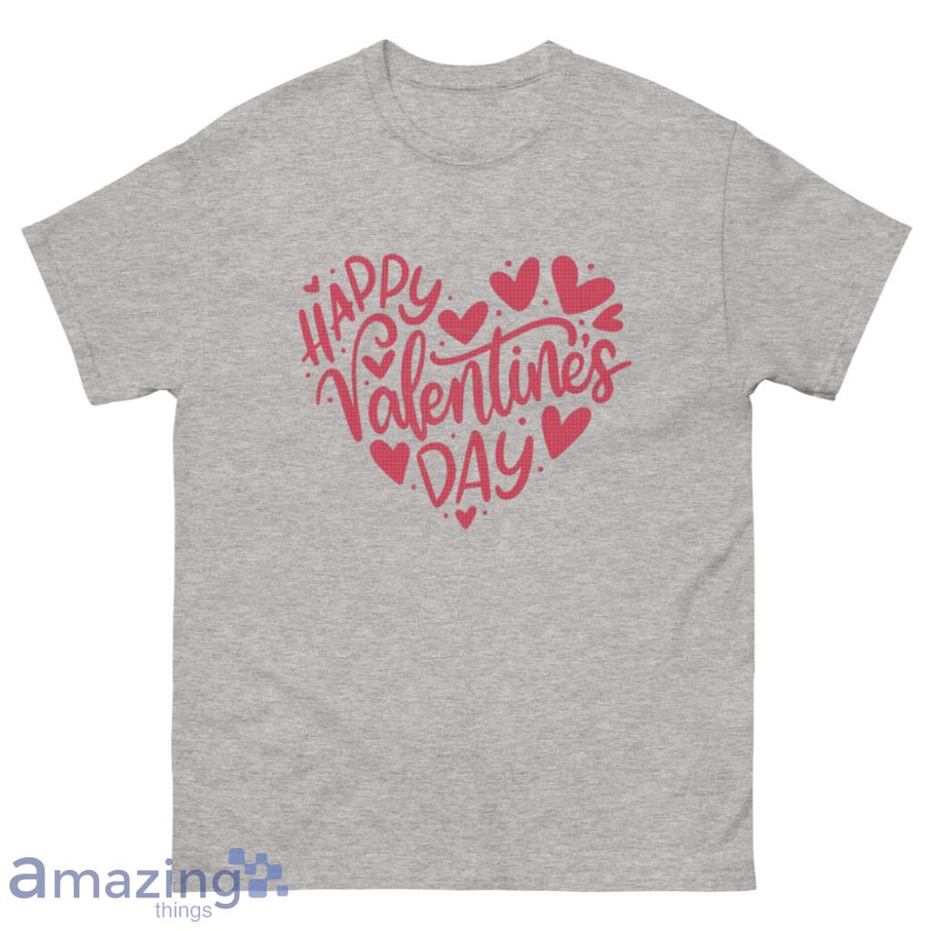 Happy Valentines Day Couple Shirt - 500 Men’s Classic Tee Gildan