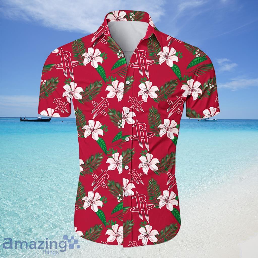 Houston Rockets NBA Hawaiian Shirt Tropical Flower For Fans - Houston Rockets NBA Hawaiian Shirt Tropical Flower For Fans Houston Rockets NBA Hawaiian Shirt Tropical Flower For Fans - Houston Rockets NBA Hawaiian Shirt Tropical Flower For Fans