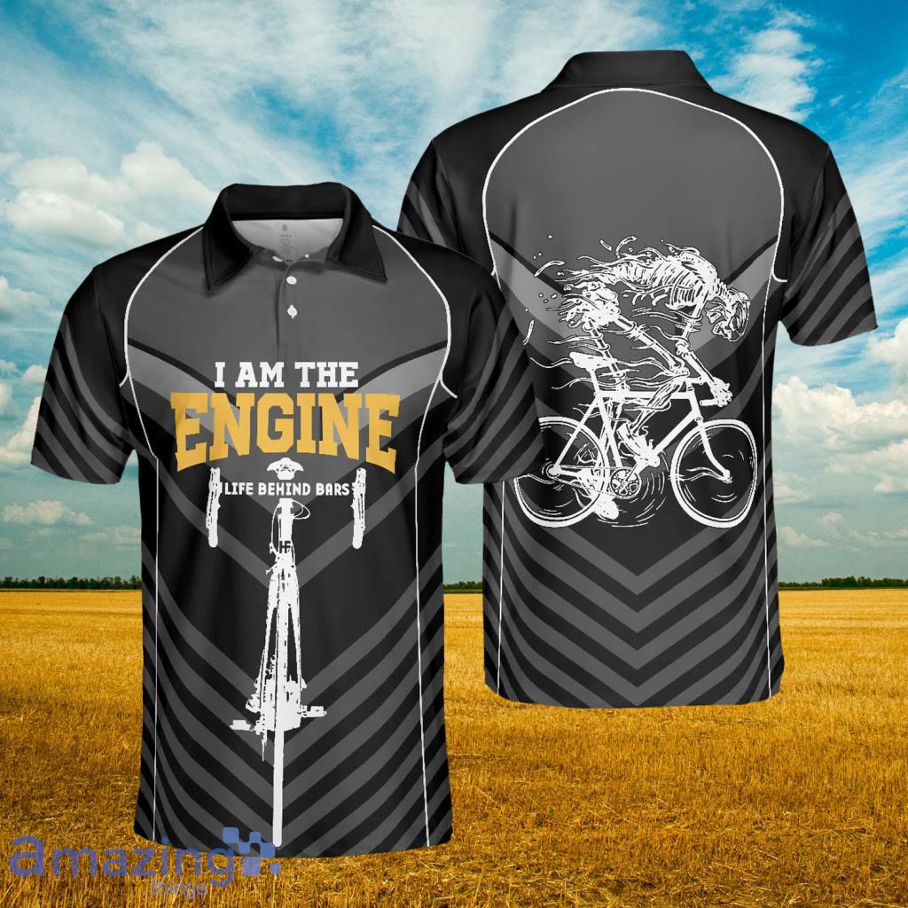 I Am The Engine Cycling Polo Shirt - I Am The Engine Cycling Polo Shirt