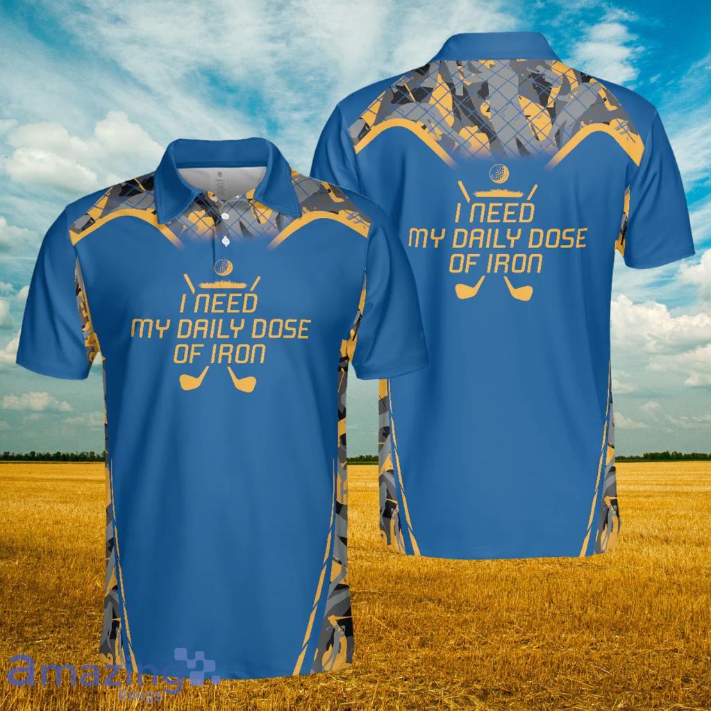 I Need My Daily Dose Of Iro Short Sleeve Polo Shirt - I Need My Daily Dose Of Iro Short Sleeve Polo Shirt