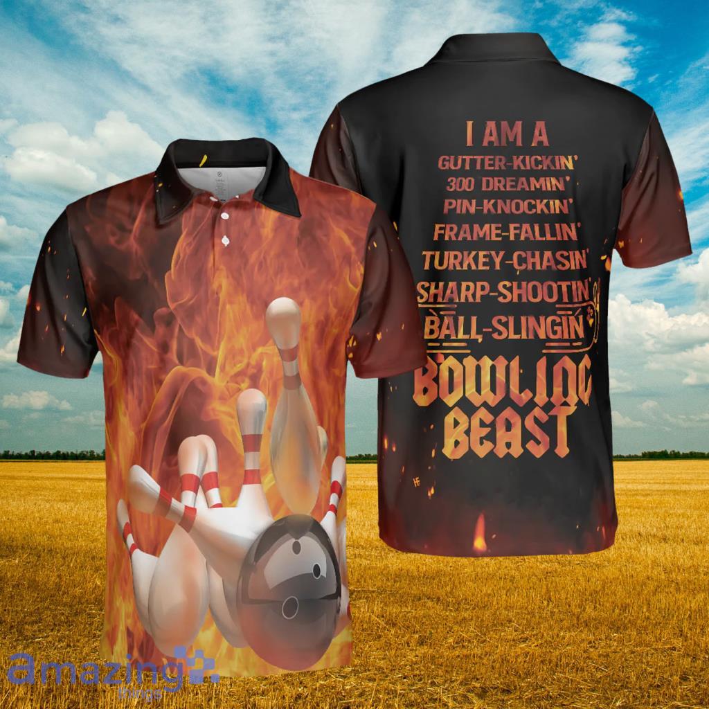 I'm A Bowling Beast Shirt For Men Polo Shirt - I'm A Bowling Beast Shirt For Men Polo Shirt