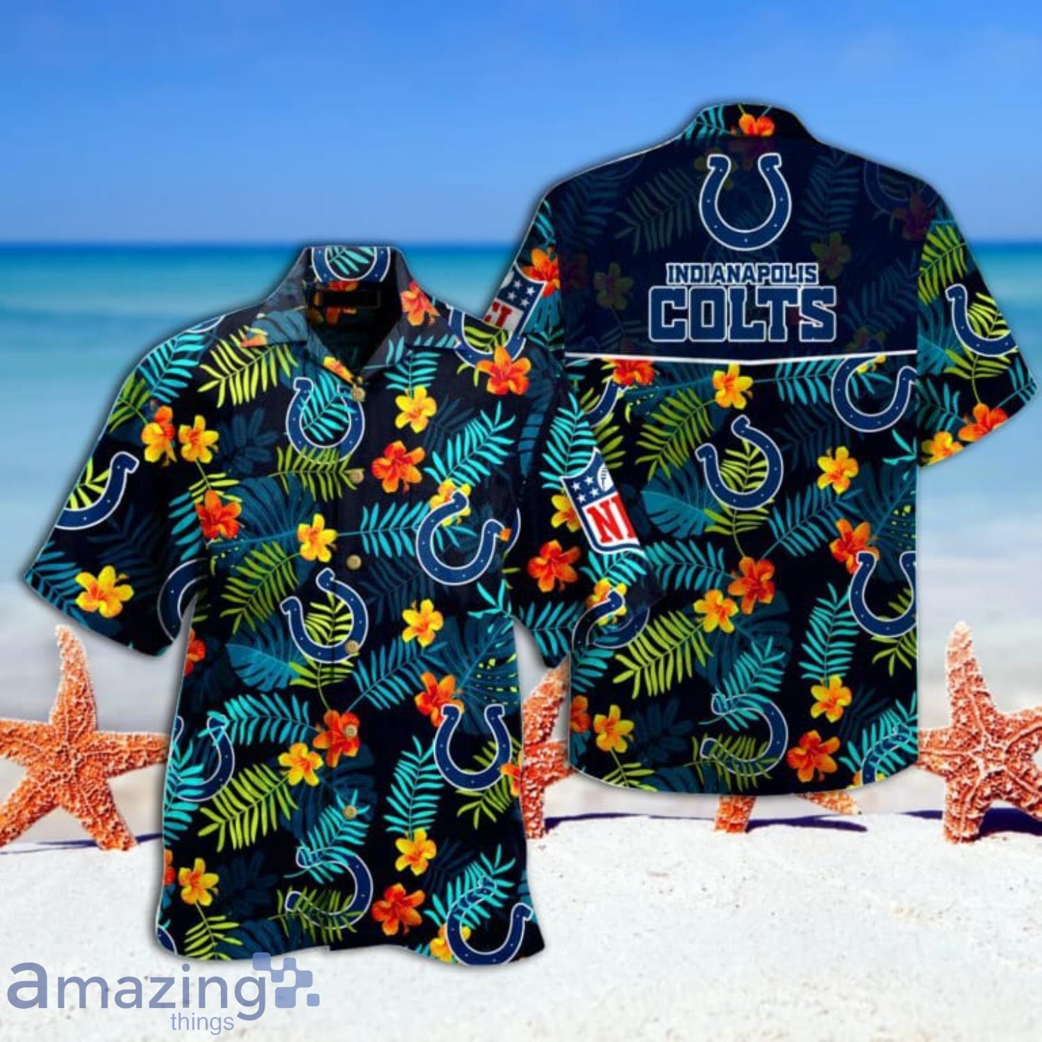 Indianapolis Colts NFL Combo Summer Hawaiian Shirt And Pants