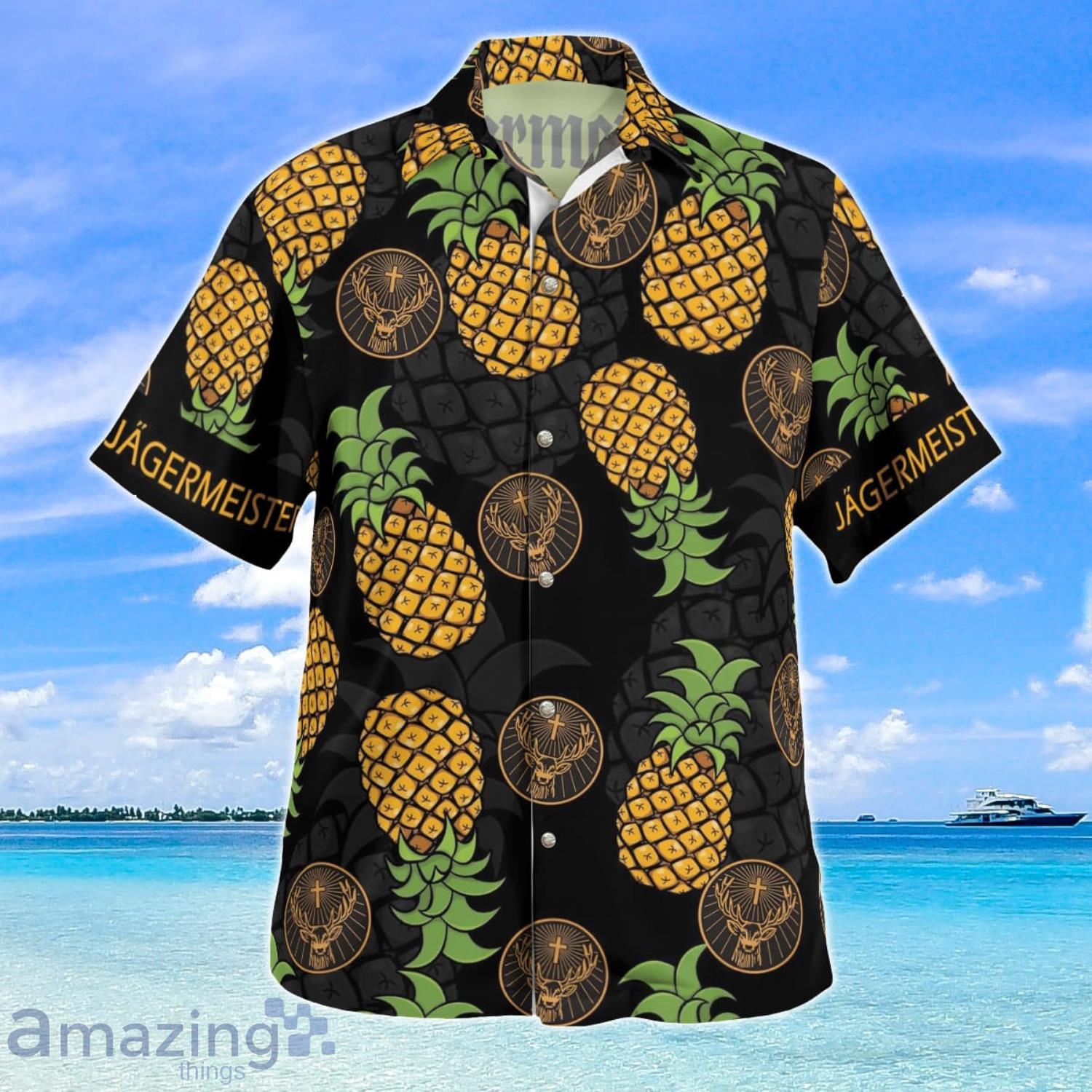 Jagermeister Happy Summer Hawaiian Shirt image Jagermeister Happy Summer Hawaiian Shirt Product Photo 2