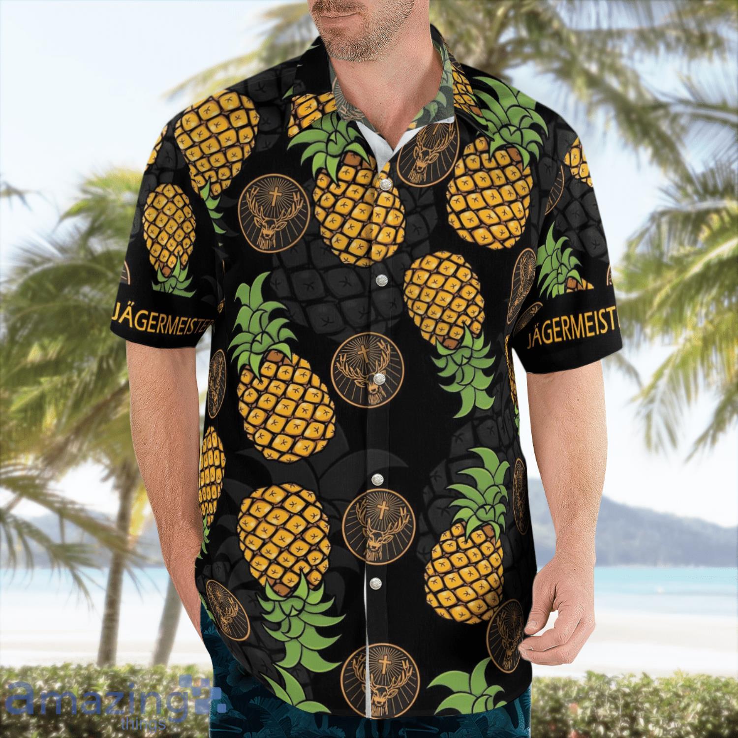 Jagermeister Happy Summer Hawaiian Shirt image Jagermeister Happy Summer Hawaiian Shirt Product Photo 3