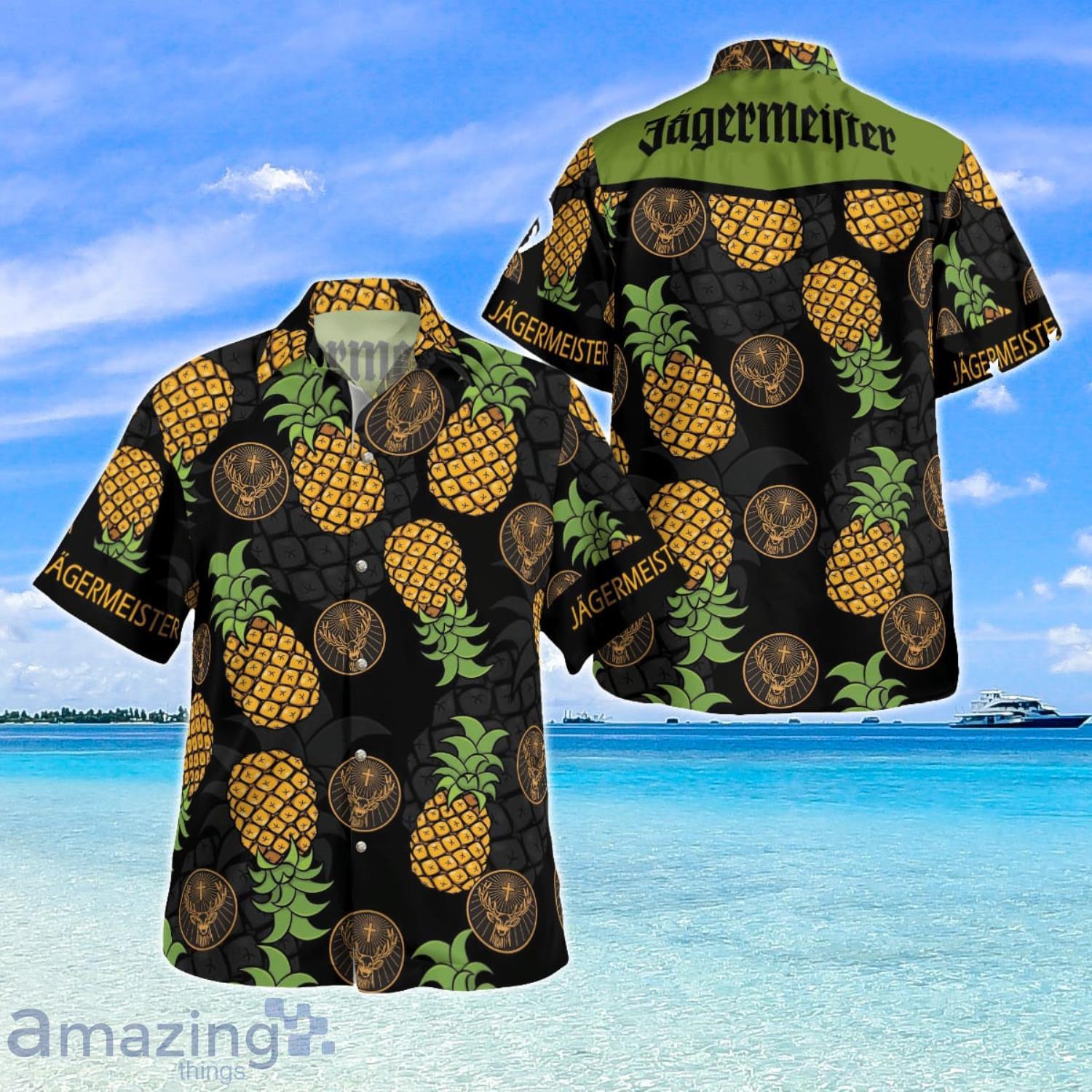 Jagermeister Happy Summer Hawaiian Shirt Product Photo 1 Jagermeister Happy Summer Hawaiian Shirt Product Photo 1
