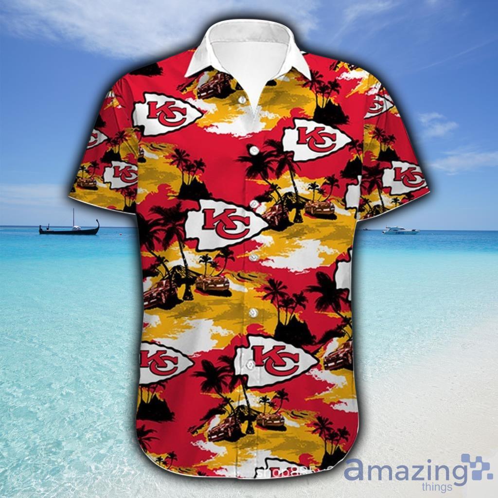Kansas City Chiefs Hawaiian Shirt Flower For Fans - Kansas City Chiefs Hawaiian Shirt Flower For Fans