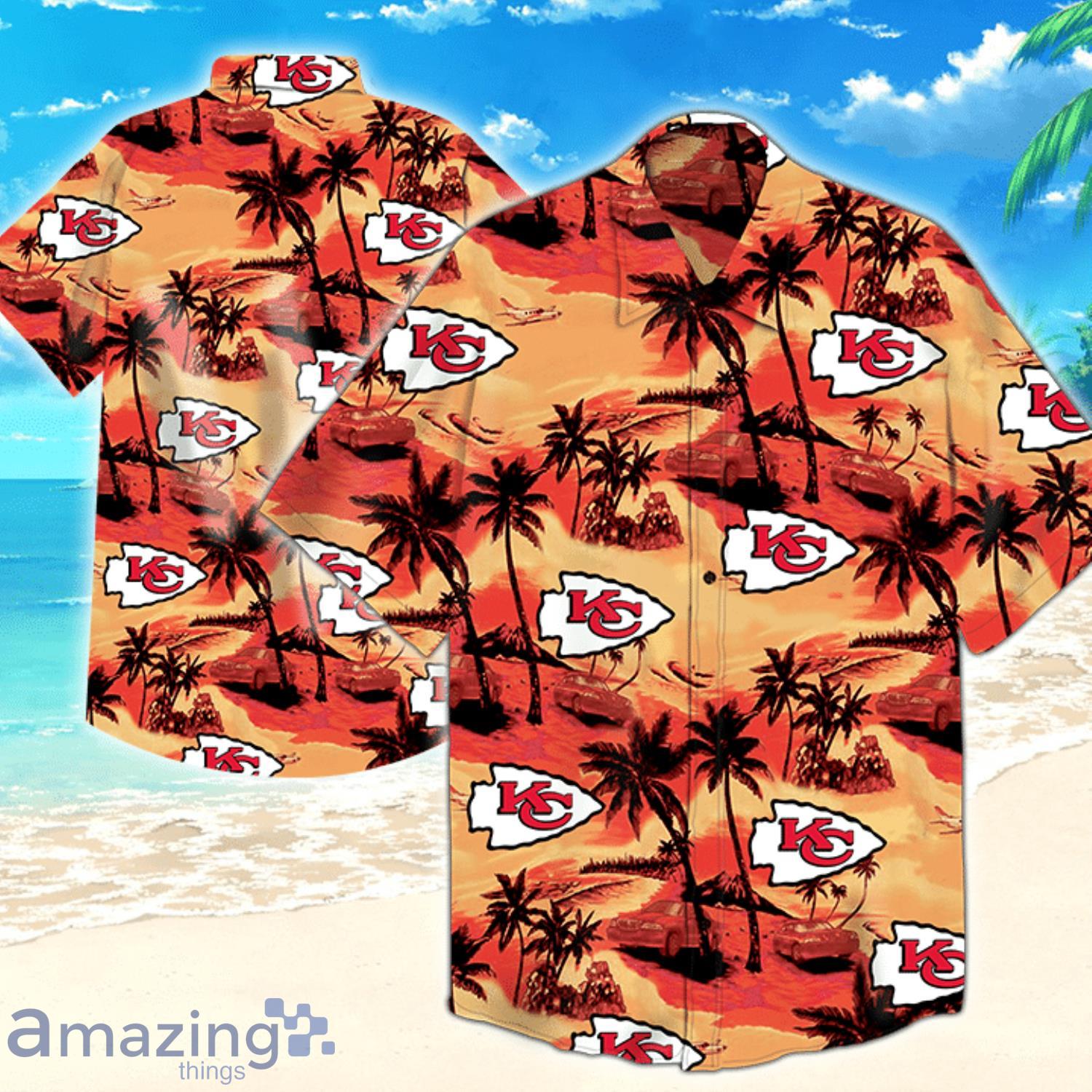 Kansas City Chiefs Hawaiian Shirt Island Pattern All Over Print