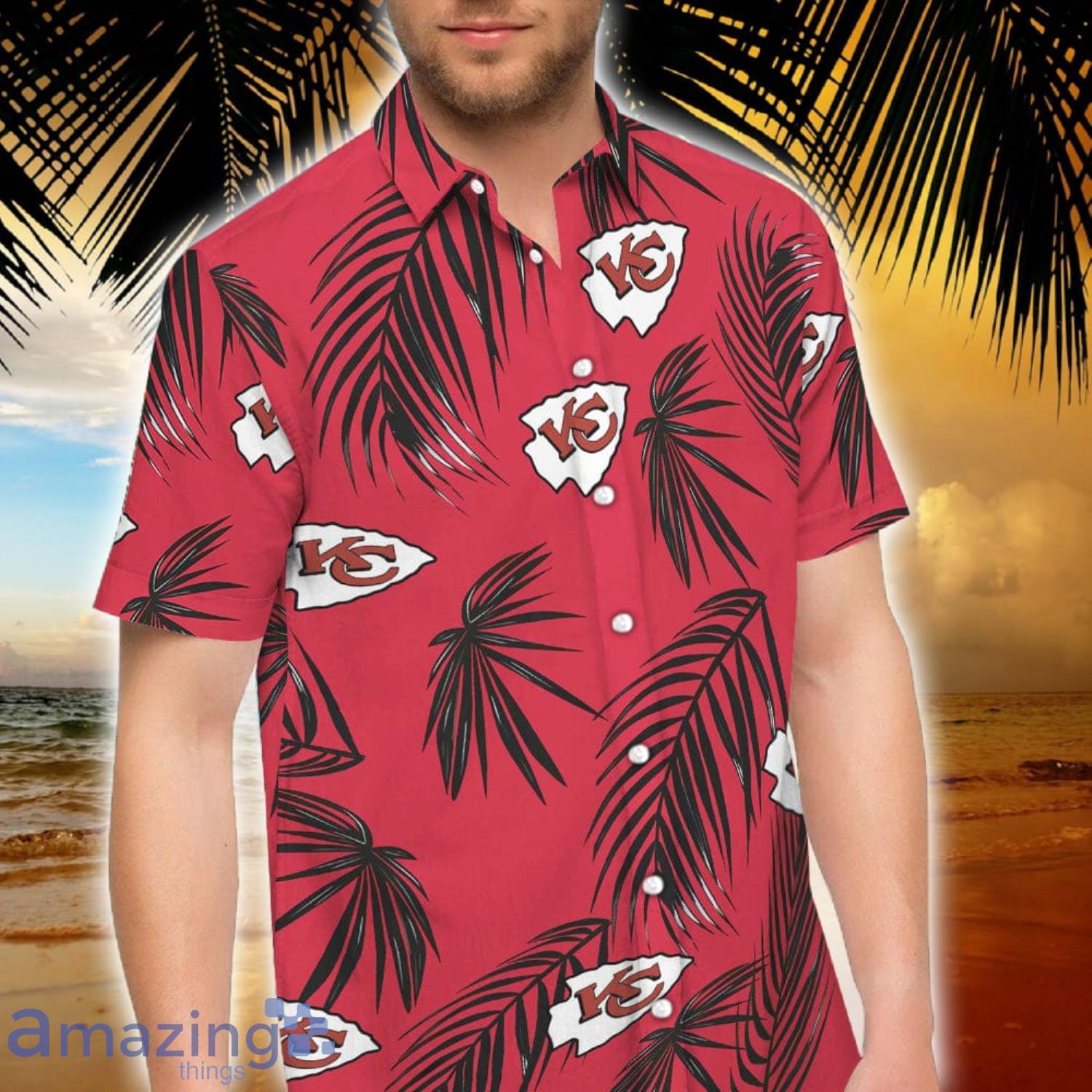 Chiefs Hawaiian Shirt Palm Leaves Pattern Unique Kansas City