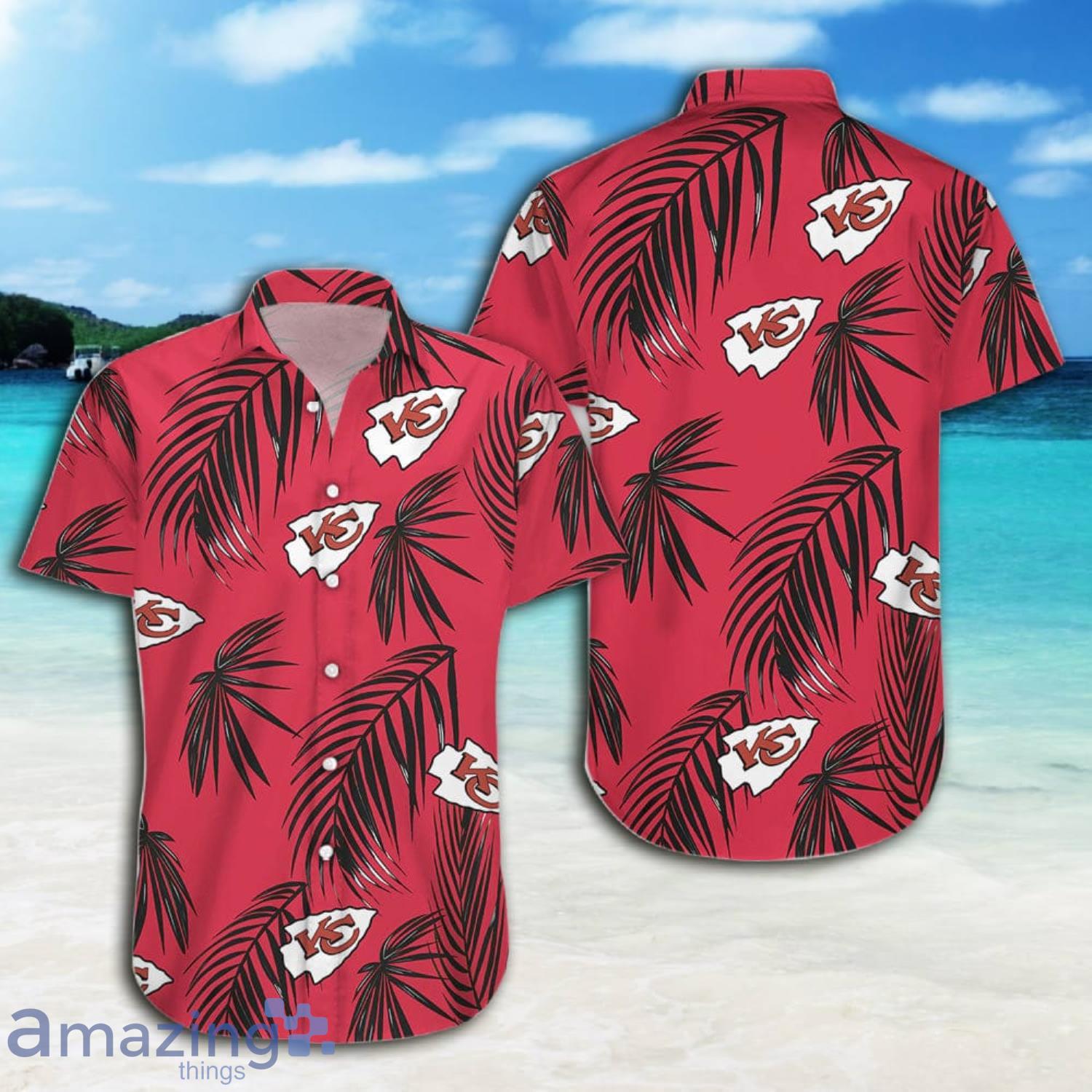 Chiefs Hawaiian Shirt Palm Leaves Pattern Unique Kansas City