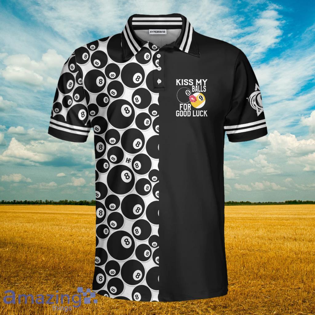 Kiss My Balls For Good Luck Polo Shirt - Kiss My Balls For Good Luck Polo Shirt