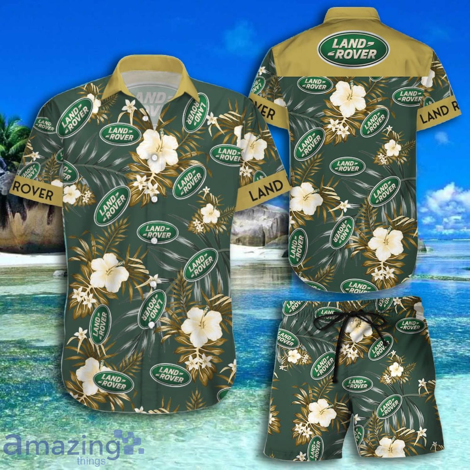 Land Rover Tropical Pattern Short Sleeve Hawaiian Shirt And Short Product Photo 1